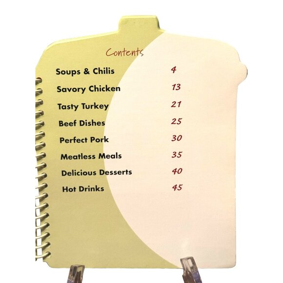 Rival Crock-Pot Slow Cooker Recipes Cookbook Spiral Bound - Picture 4 of 7